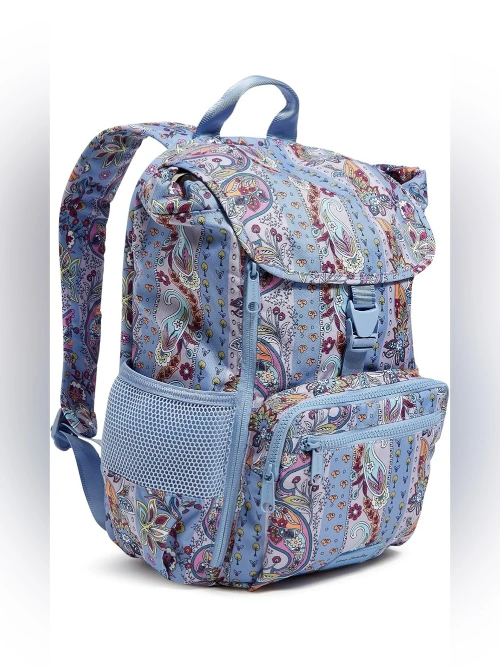 NWT Vera Bradley Sky Blue Paisley Daytripper Backpack